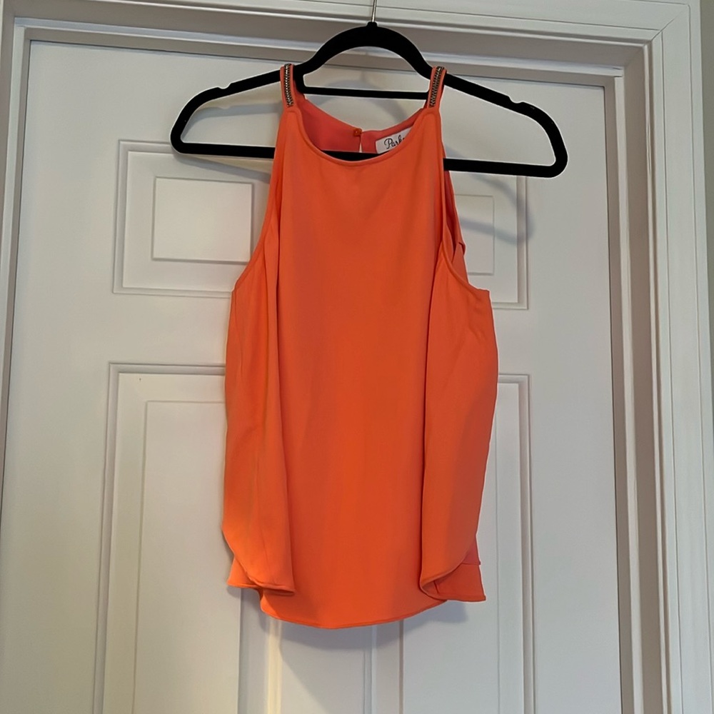 Parker orange blouse